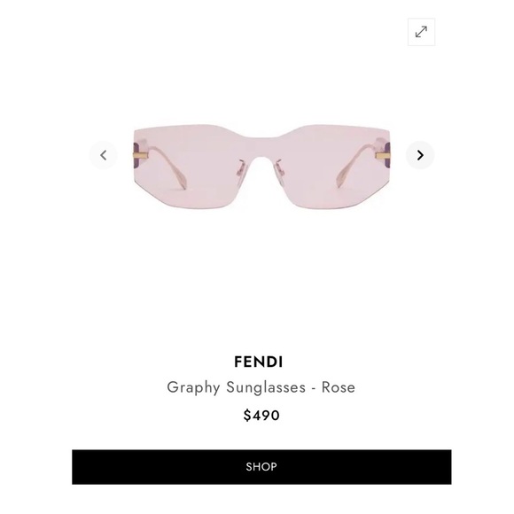Fendi graphy glasses rose - Picture 2 of 10